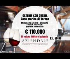 PRESTIGIOSA OSTERIA/BAR CON CUCINA