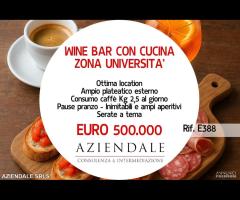 AZIENDALE-WINE BAR CON CUCINA ZONA UNIVERSITA'