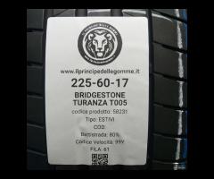 2 GOMME 225 60 17 BRIDGESTONE A58231