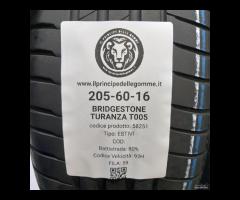 2 GOMME 205 60 16 BRIDGESTONE A58251