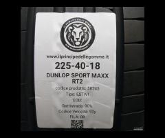 2 GOMME 225 40 18 DUNLOP A58245