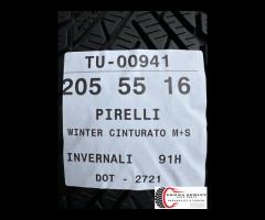 4 PNEUMATICI 205/55 R16 PIRELLI INVERNALI - 11