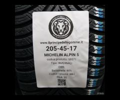 4 GOMME 205 45 17 MICHELIN A58571