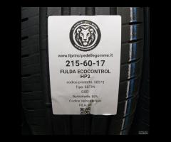 4 GOMME 215 60 17 FULDA A58573