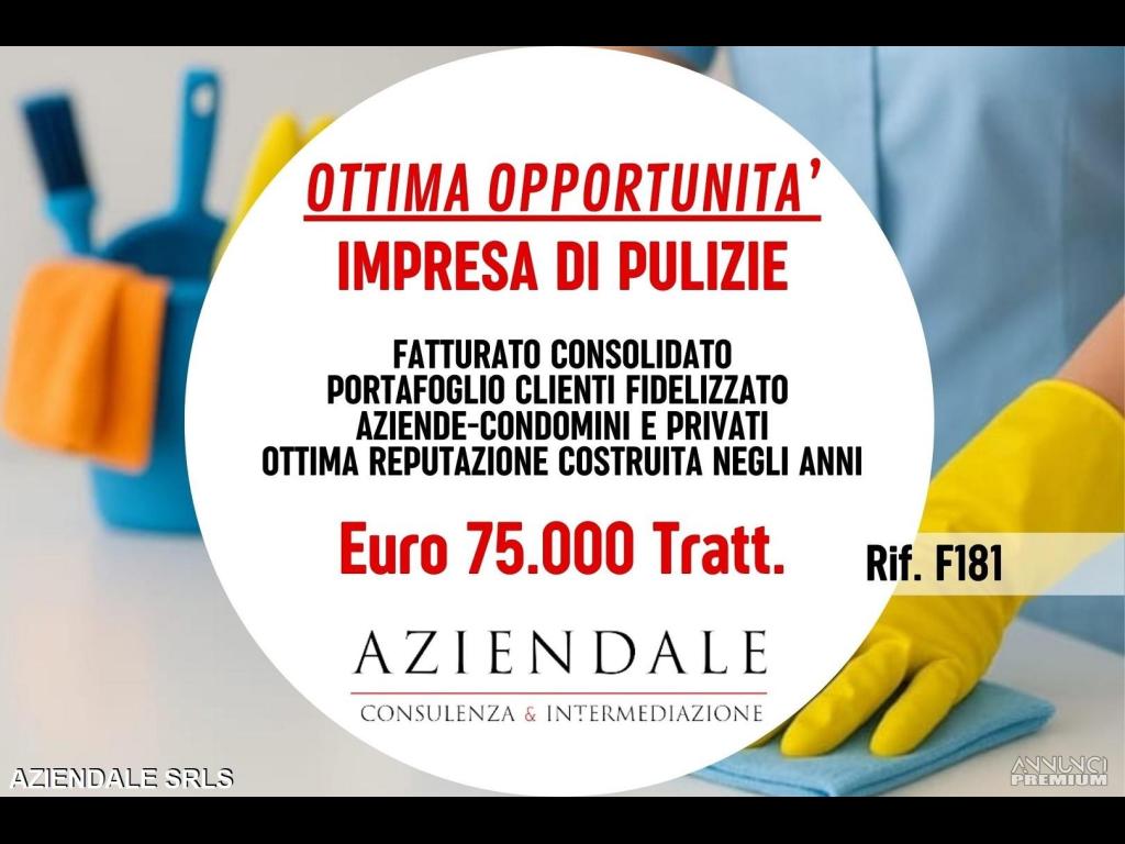IMPRESA DI PULIZIA STORICA - OPPORTUNITA' UNICA - 1/1