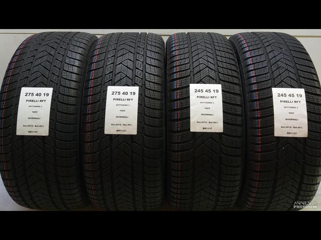 4 GOMME 245 45 19 E 275 40 19 PIRELLI RFT BR1137 - 1/14
