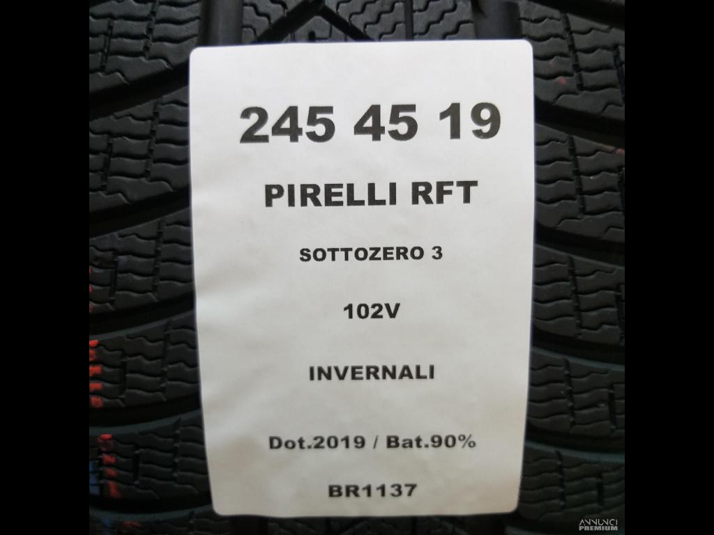 4 GOMME 245 45 19 E 275 40 19 PIRELLI RFT BR1137 - 2/14