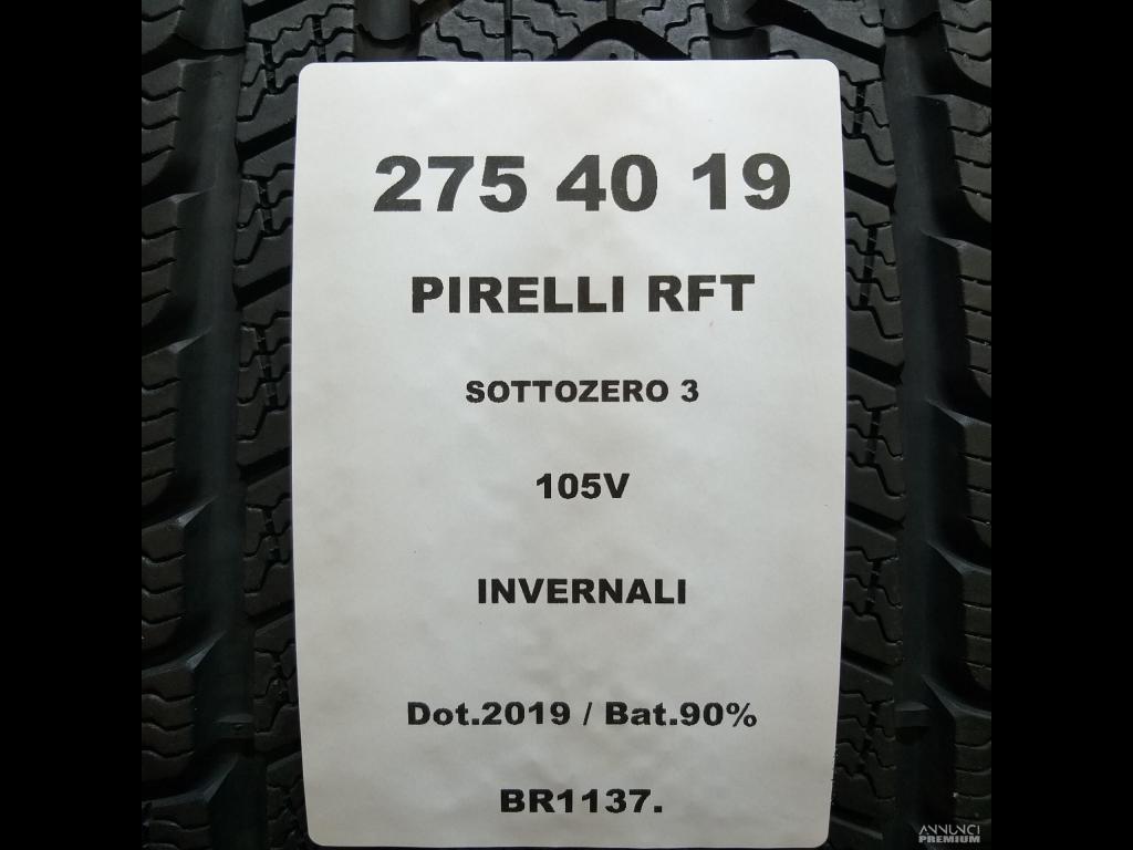 4 GOMME 245 45 19 E 275 40 19 PIRELLI RFT BR1137 - 3/14