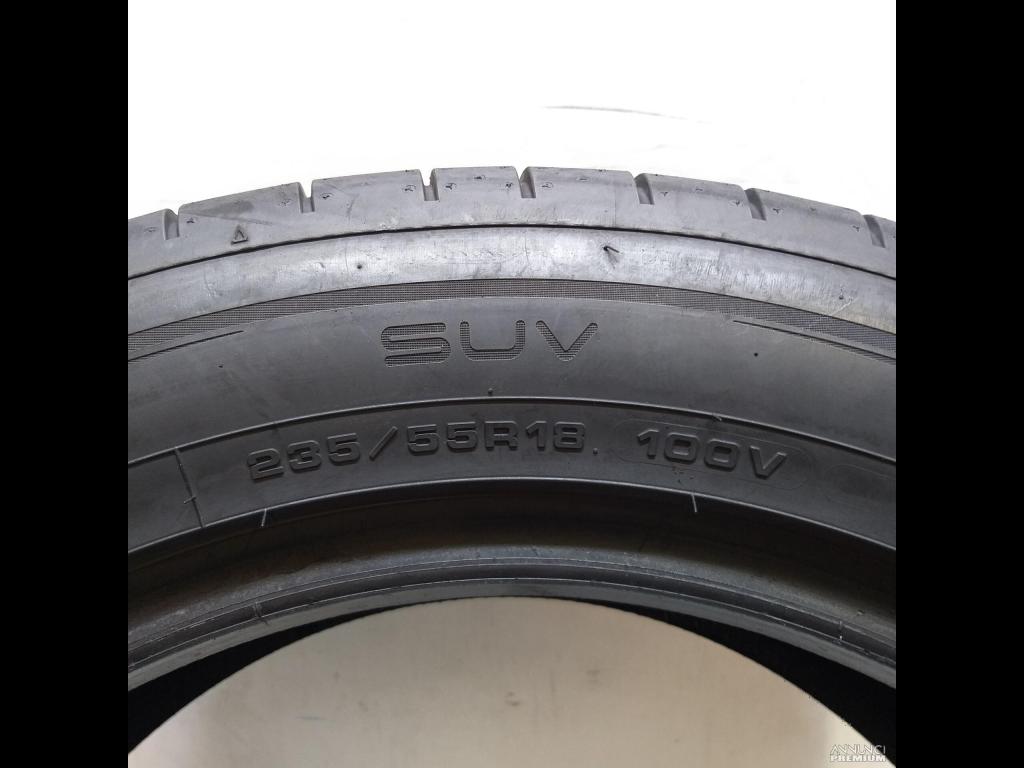 4 GOMME 235 55 18 DUNLOP BR1143 - 7/8