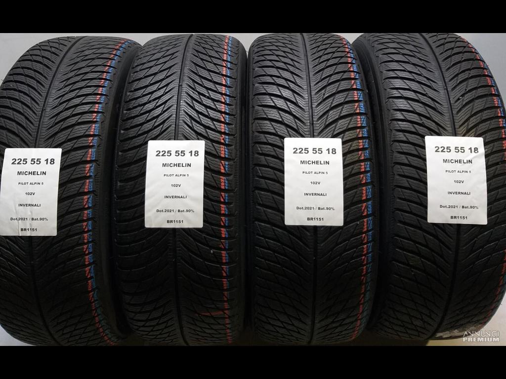 4 GOMME 225 55 18 MICHELIN BR1151 - 1/8