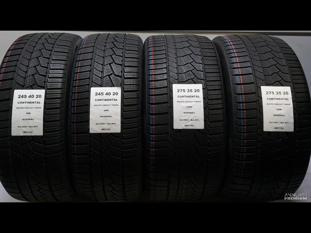 4 GOMME 245 40 20 E 275 35 20 CONTINENTAL BR1152 - 1/13