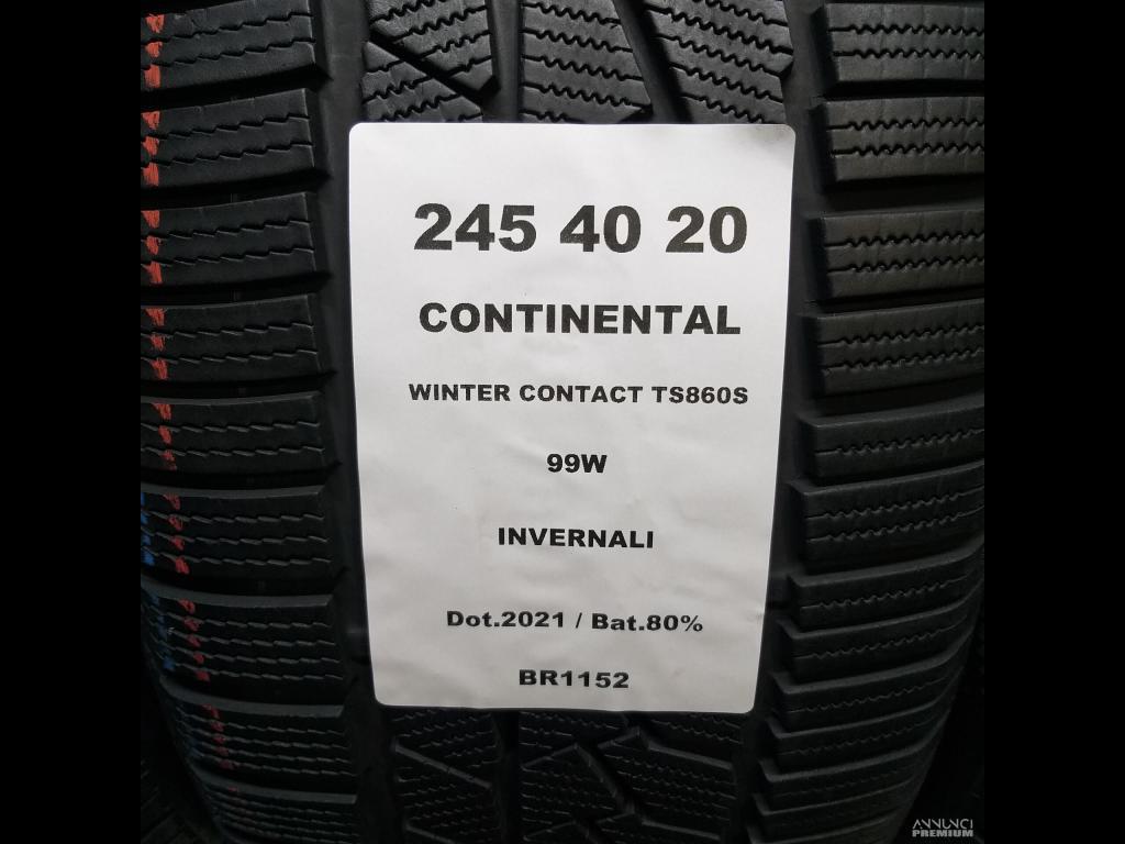 4 GOMME 245 40 20 E 275 35 20 CONTINENTAL BR1152 - 2/13