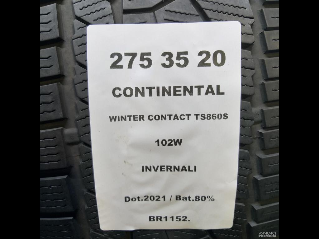 4 GOMME 245 40 20 E 275 35 20 CONTINENTAL BR1152 - 3/13