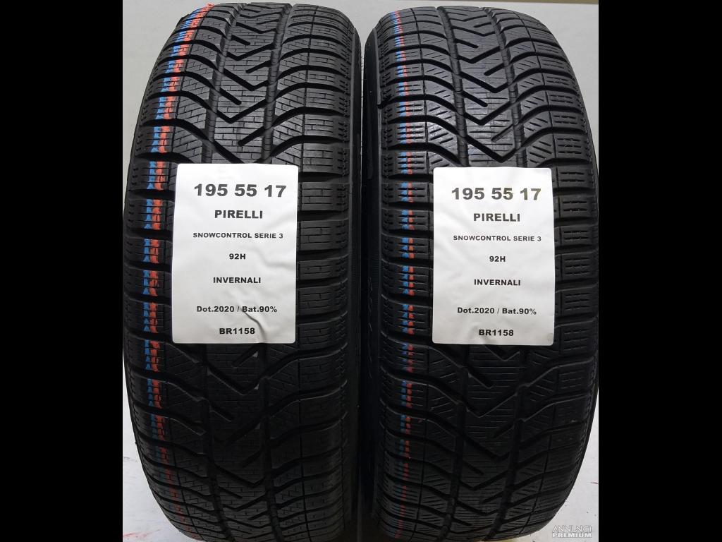 2 GOMME 195 55 17 PIRELLI BR1158 - 1/8