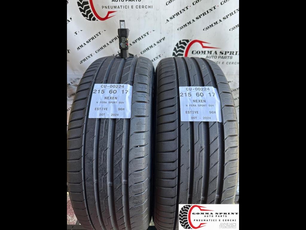 2 PNEUMATICI 215/60 R17 NEXEN ESTIVE 75% - 1/4