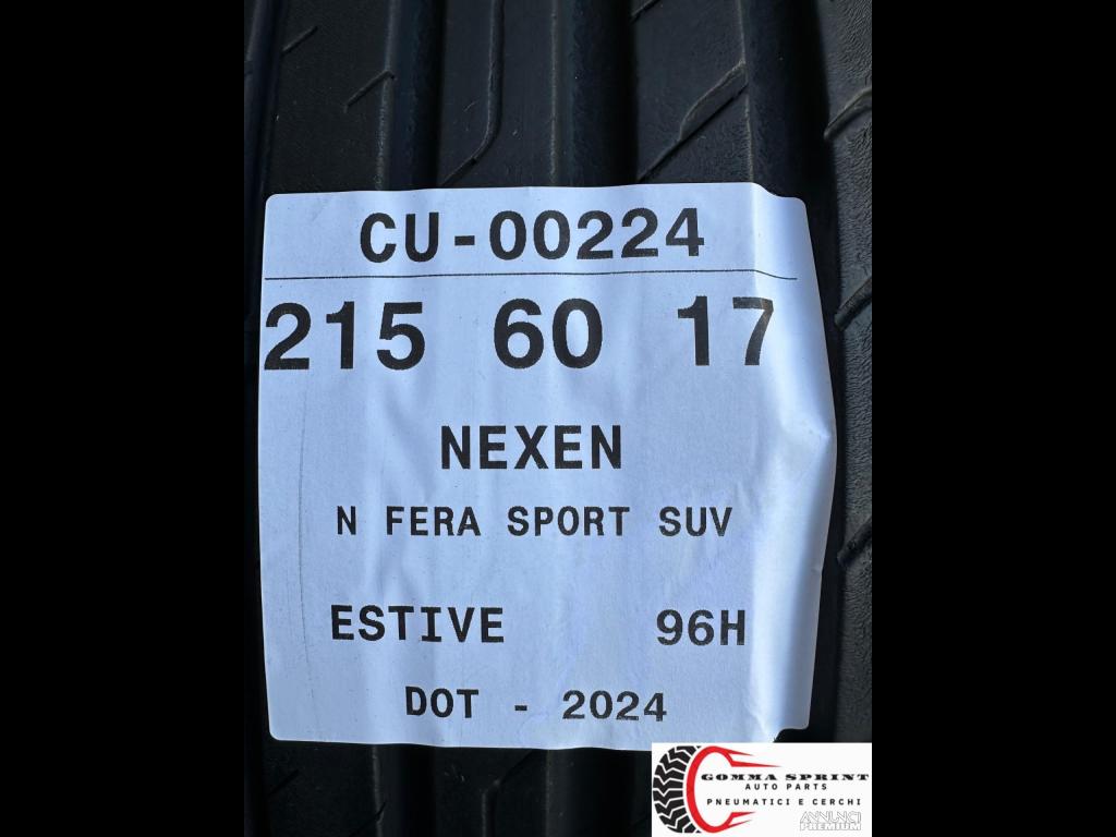 2 PNEUMATICI 215/60 R17 NEXEN ESTIVE 75% - 4/4