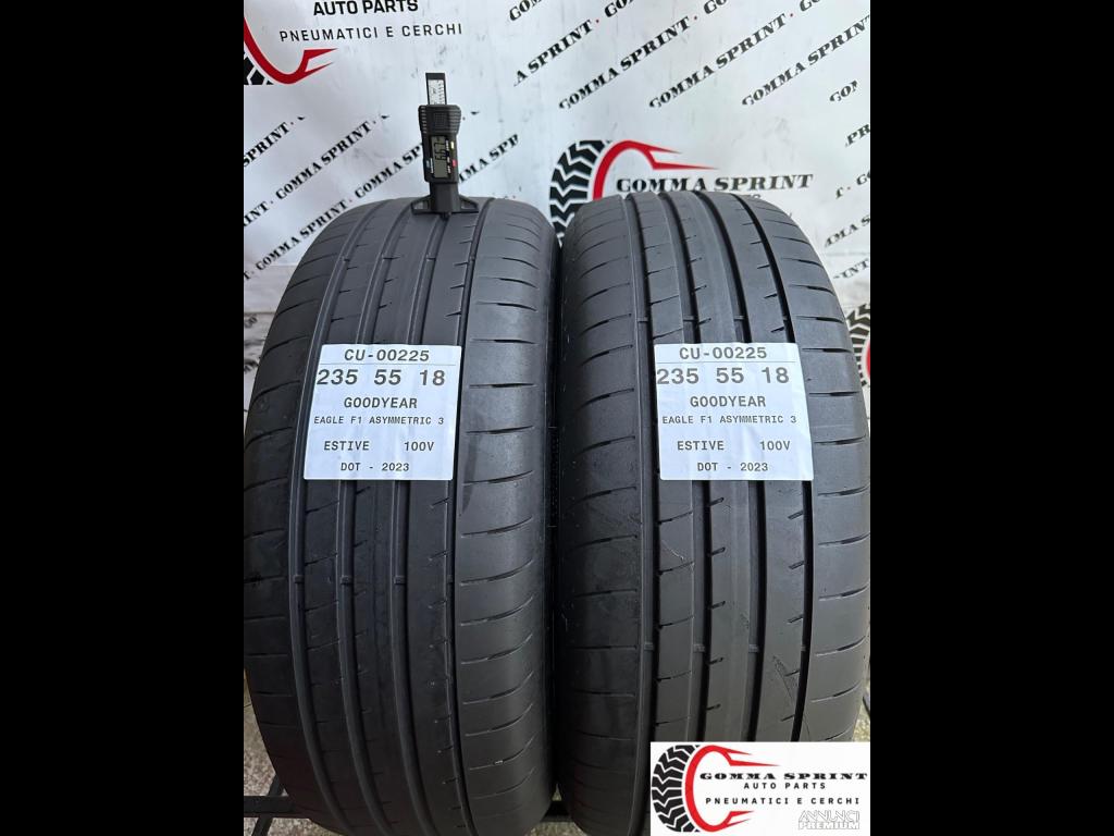 2 PNEUMATICI 235/55 R18 GOODYEAR ESTIVE 75% - 1/4