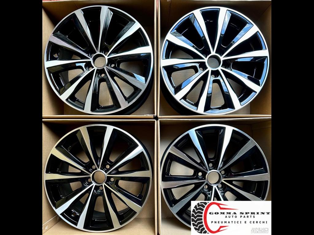 4 CERCHI IN LEGA ORIGINALI R16 VOLKSWAGEN POLO - 6/11
