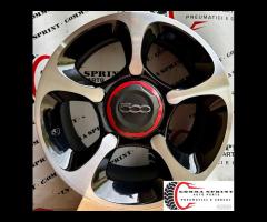 4 CERCHI IN LEGA ORIGINALI R17 FIAT 500 ABARTH