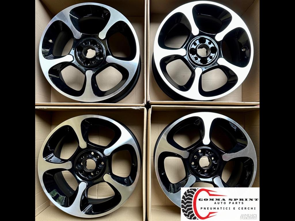 4 CERCHI IN LEGA ORIGINALI R17 FIAT 500 ABARTH - 2/7