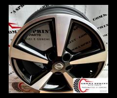 4 CERCHI IN LEGA ORIGINALI R17 NISSAN QASQHAI