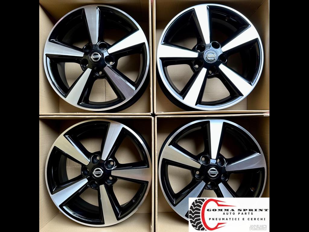 4 CERCHI IN LEGA ORIGINALI R17 NISSAN QASQHAI - 5/10