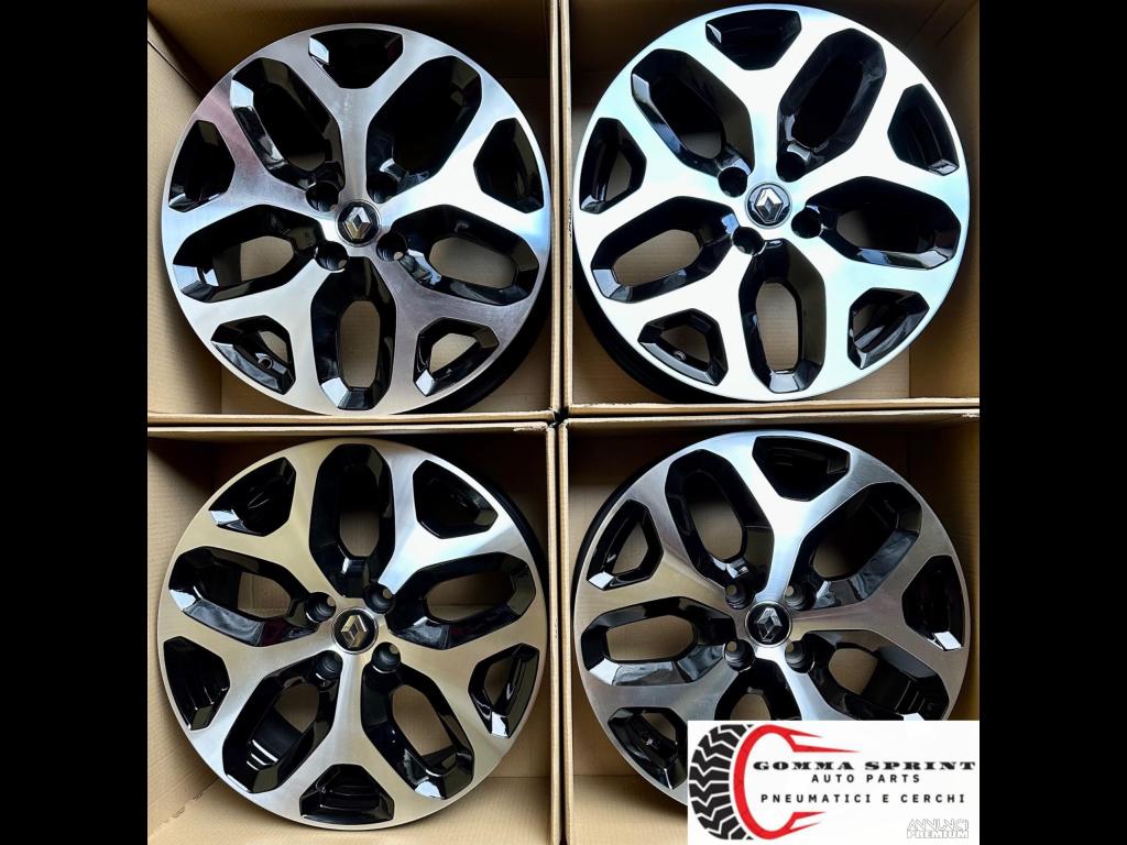 4 CERCHI IN LEGA ORIGINALI R17 RENAULT CAPTUR - 6/11