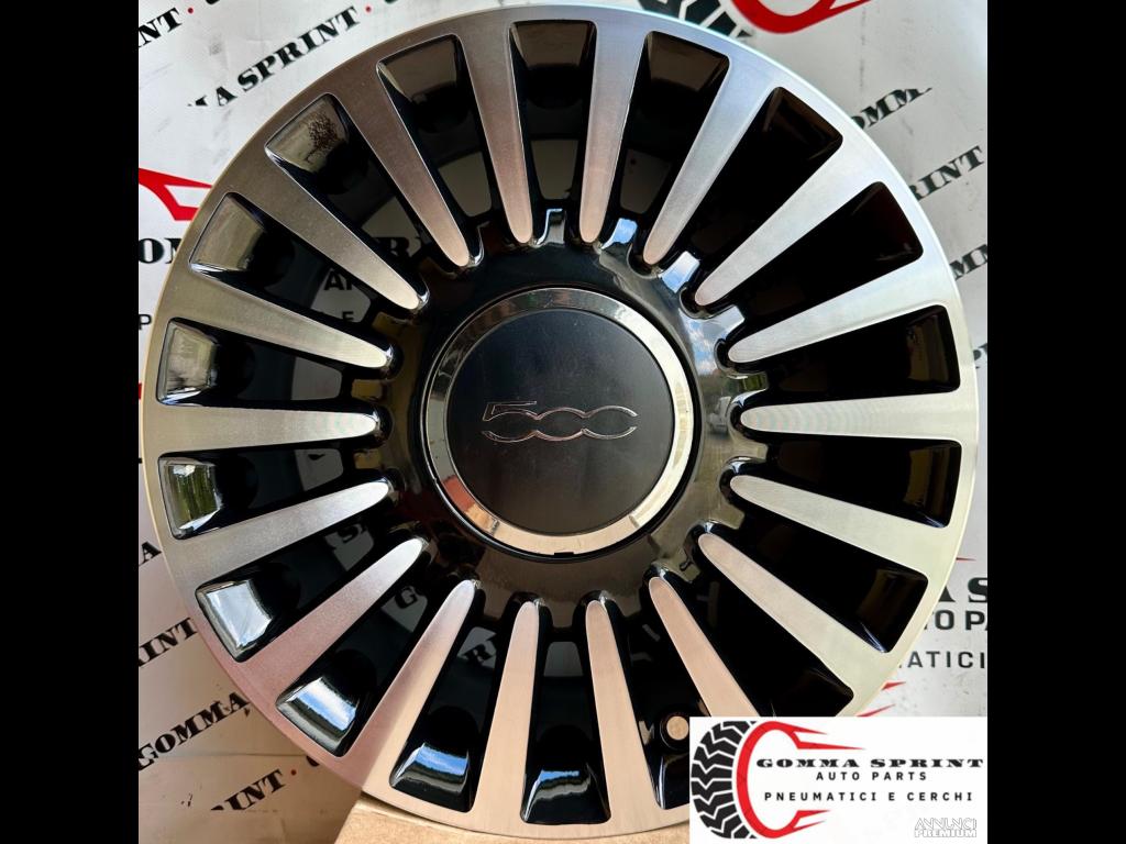 4 CERCHI IN LEGA ORIGINALI RAGGIO 15 FIAT 500 - 1/9