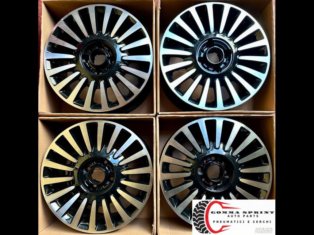 4 CERCHI IN LEGA ORIGINALI RAGGIO 15 FIAT 500 - 4/9