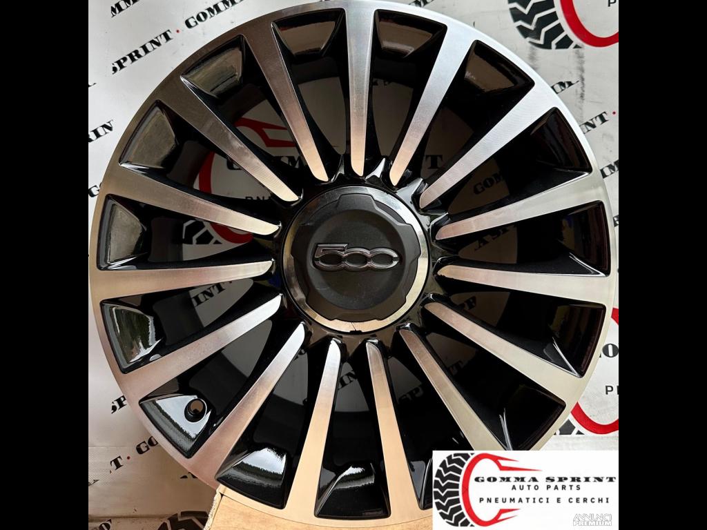 4 CERCHI IN LEGA ORIGINALI RAGGIO 17 FIAT 500L - 1/9