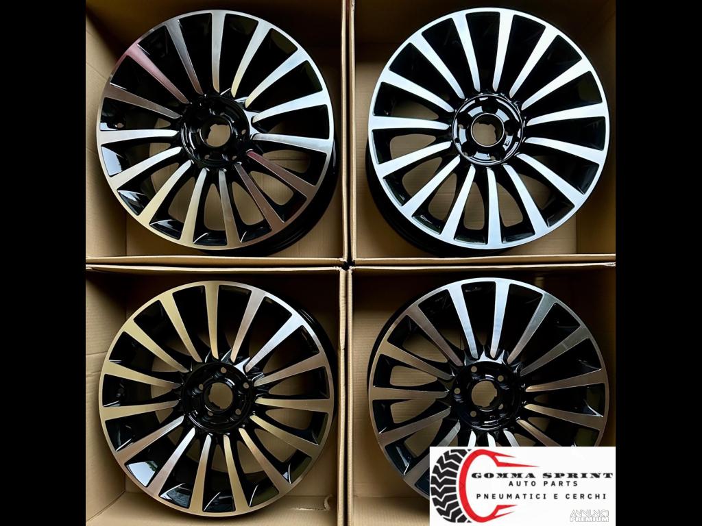 4 CERCHI IN LEGA ORIGINALI RAGGIO 17 FIAT 500L - 5/9