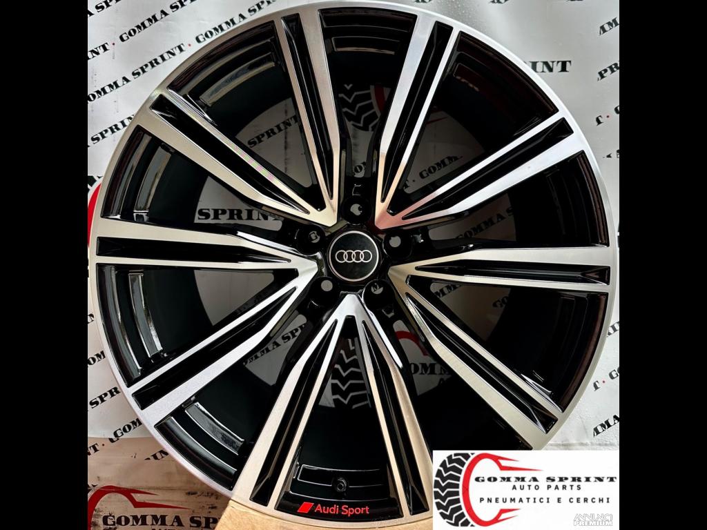 4 CERCHI IN LEGA ORIGINALI RAGGIO 21 AUDI Q8 SQ8 - 1/14