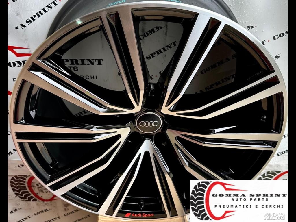 4 CERCHI IN LEGA ORIGINALI RAGGIO 21 AUDI Q8 SQ8 - 5/14