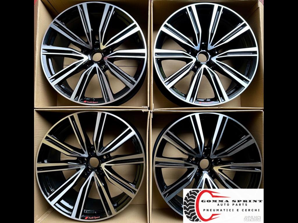 4 CERCHI IN LEGA ORIGINALI RAGGIO 21 AUDI Q8 SQ8 - 8/14