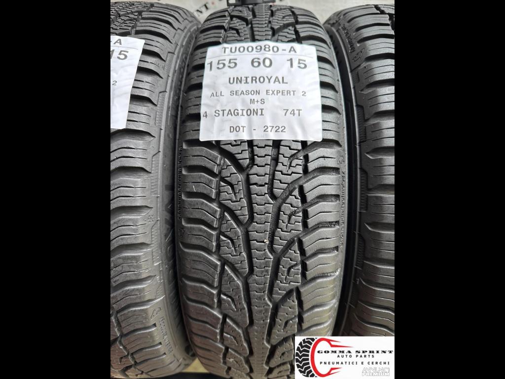 4 PNEUMATICI 155/60 R15 E 175/55 R15 UNIROYAL 4ST - 2/14