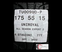 4 PNEUMATICI 155/60 R15 E 175/55 R15 UNIROYAL 4ST - 14