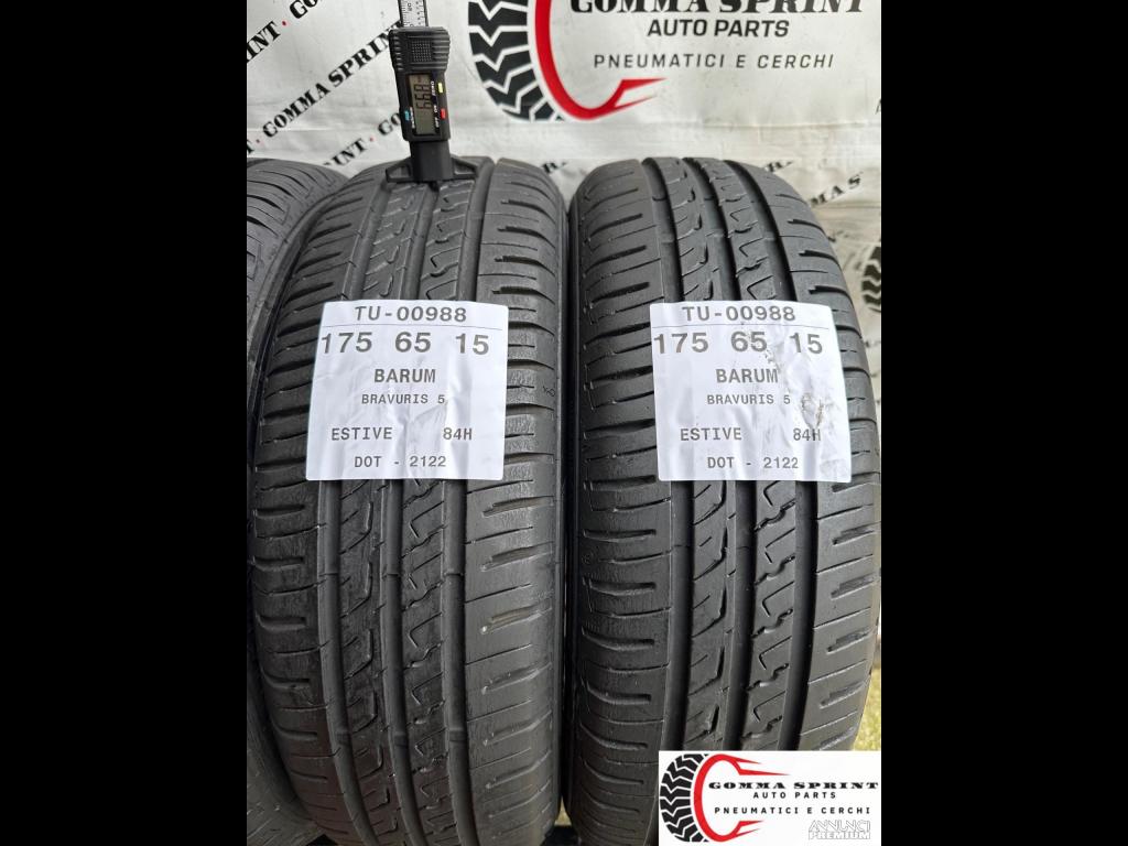 4 PNEUMATICI 175/65 R15 BARUM ESTIVE - 5/11