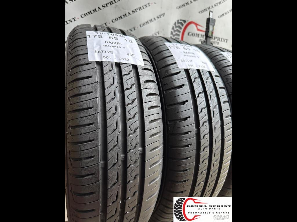 4 PNEUMATICI 175/65 R15 BARUM ESTIVE - 7/11
