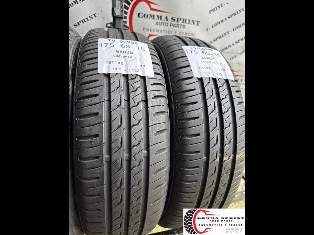 4 PNEUMATICI 175/65 R15 BARUM ESTIVE - 8/11