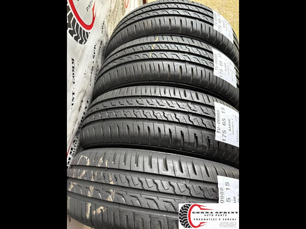 4 PNEUMATICI 175/65 R15 BARUM ESTIVE - 10/11