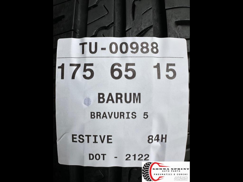 4 PNEUMATICI 175/65 R15 BARUM ESTIVE - 11/11