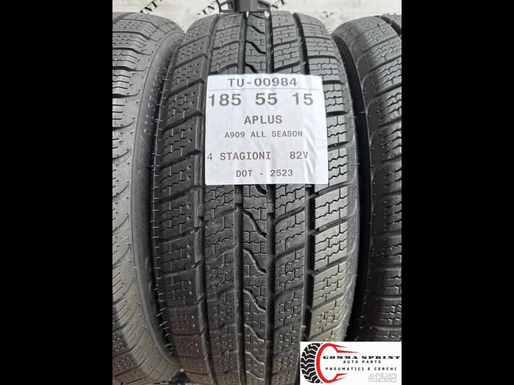 4 PNEUMATICI 185/55 R15 APLUS 4 STAGIONI 90% - 2/11