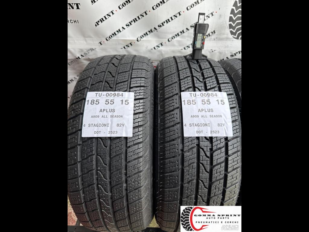 4 PNEUMATICI 185/55 R15 APLUS 4 STAGIONI 90% - 3/11