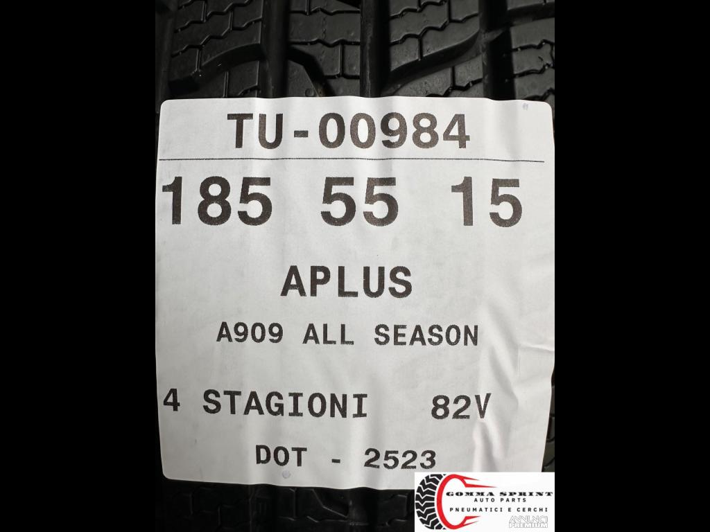 4 PNEUMATICI 185/55 R15 APLUS 4 STAGIONI 90% - 11/11