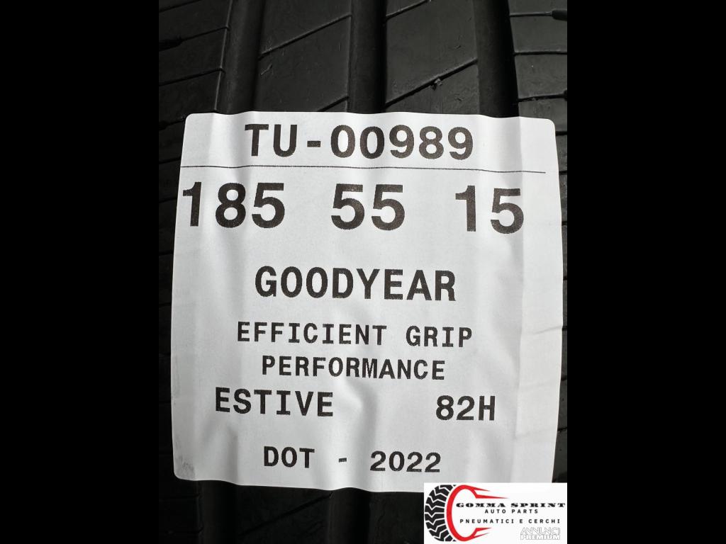 4 PNEUMATICI 185/55 R15 GOODYEAR ESTIVE 75% - 8/8