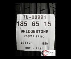 4 PNEUMATICI 185/65 R15 BRIDGESTONE ESTIVE 80% - 9