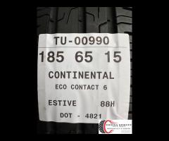 4 PNEUMATICI 185/65 R15 CONTINENTAL ESTIVE - 10