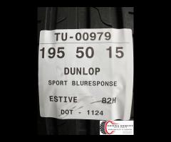4 PNEUMATICI 195/50 R15 DUNLOP ESTIVE 90% - 10