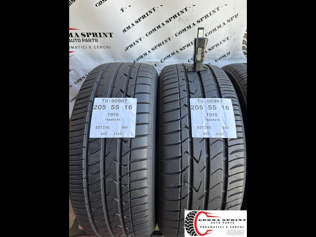 4 PNEUMATICI 205/55 R16 TOYO ESTIVE 75% - 3/10