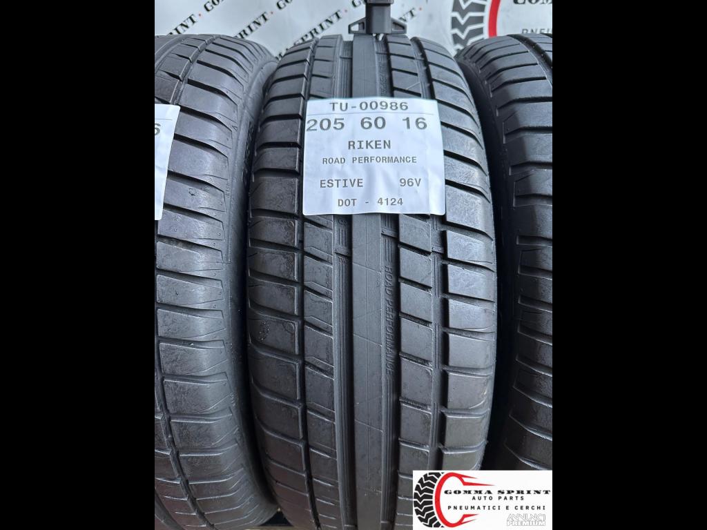 4 PNEUMATICI 205/60 R16 RIKEN ESTIVE - 2/11